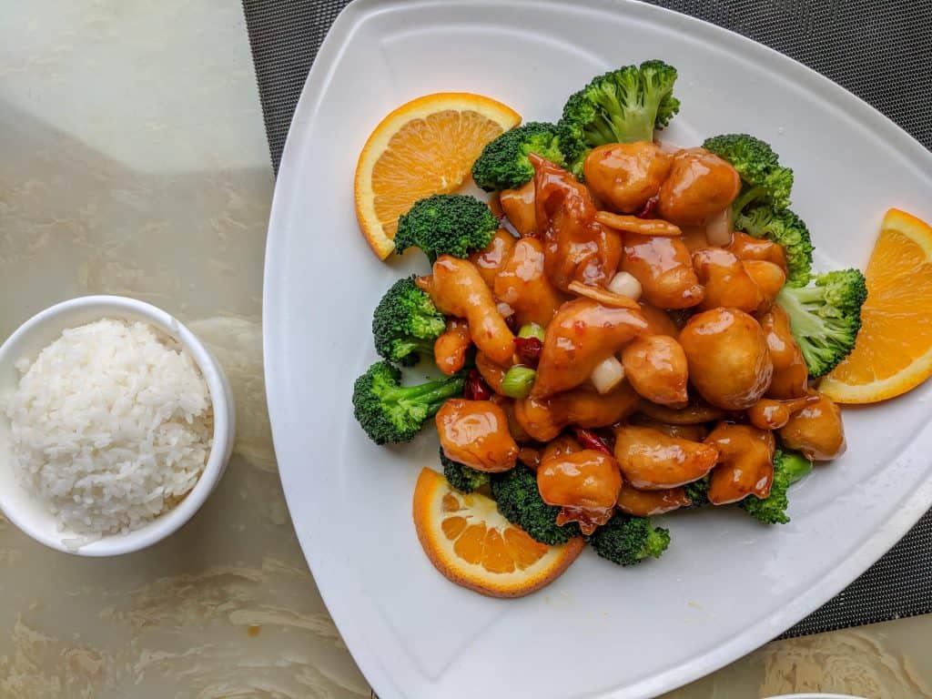 orange chicken dish